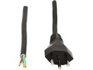 GD-Netzkabel H05RR-F3G1.0 2m schwarz Typ 12