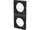 Flush frame with foam rubber seal size 2x1 exo black
