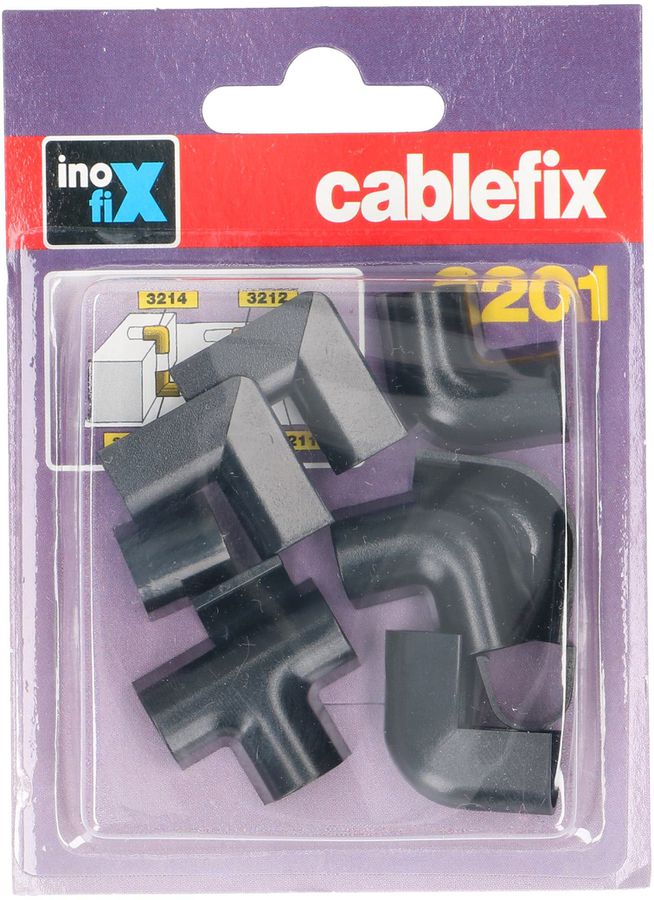 Joints assort. for cablefix 7mm black