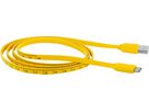 cavo da USB-A a USB-C con impronta del metro 1.2m giallo
