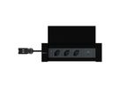 NEXO presa multipla nero 3x tipo 13 1x USB-C 60W