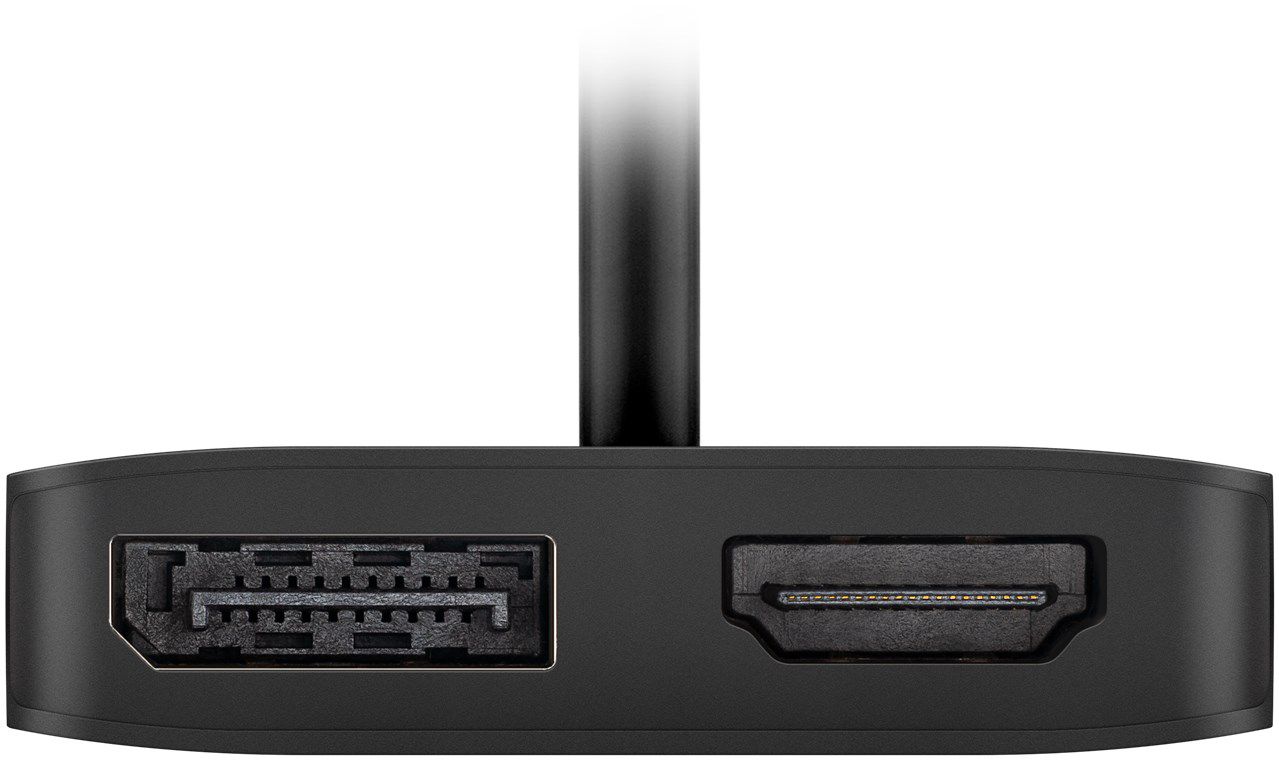 USB-C auf DisplayPort und HDMI Adapter 0.12m schwarz