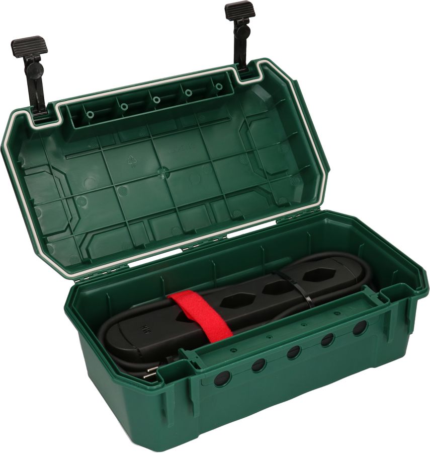 Outdoor SET SAFETY BOX M mit Steckdosenleiste