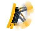 projecteur de travail rechargeable LED 20W noir/jaune