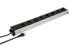 Steckdosenleiste Power Line 8x Typ 23 grau/schwarz 1.5m