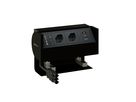 PRISMA presa multipla nero 2x tipo 13 1x USB-A/C