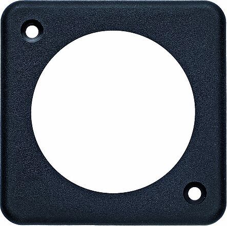 Abdeckrahmen Gr.1x1 Integro Classic schwarz