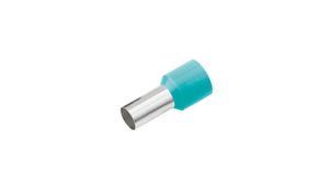Cosse tubulaire à sertir isolée 0.34mm²/6mm turquoise DIN 46228