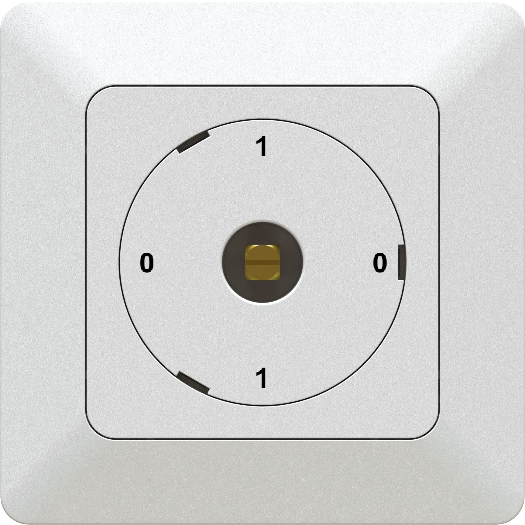 interrupteur à came schéma 0/1L 0-1-0-1 ENC priamos blanc