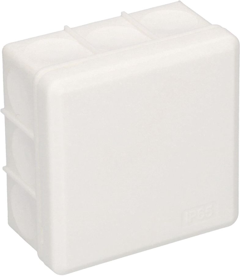 Abzweigdose 75x75x38mm AP leer IP65 weiss