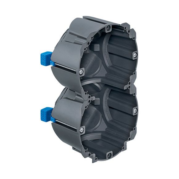 Hohlwanddose D83 Gr.2x1 grau