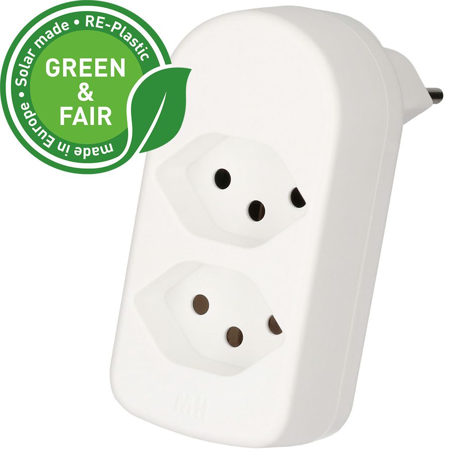 Spina multipla ADAPT 2x tipo 13 bi ruotabile Green+Fair