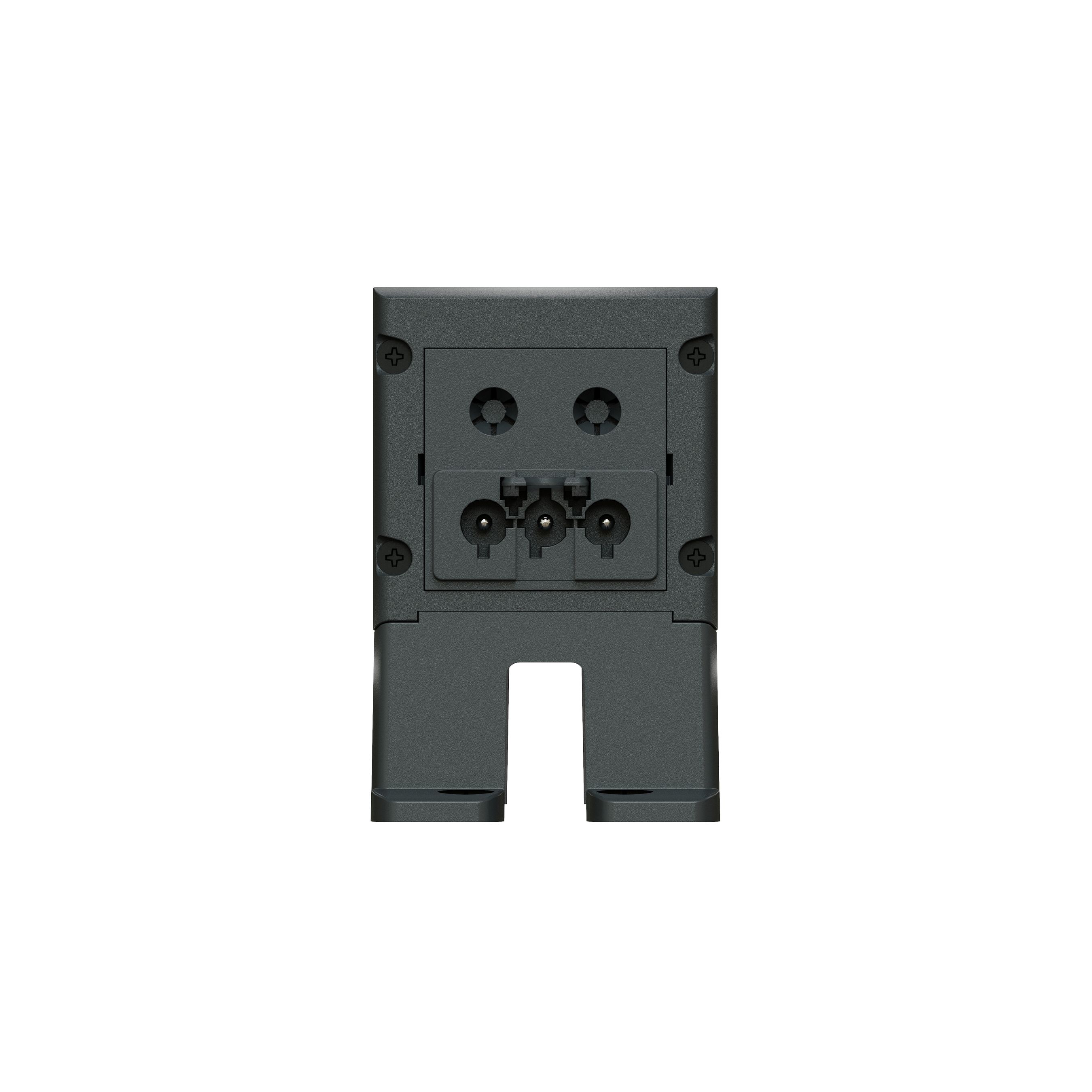 CUBO bloc multiprise noir 2x type 13 1x USB-A/C 1x module vide