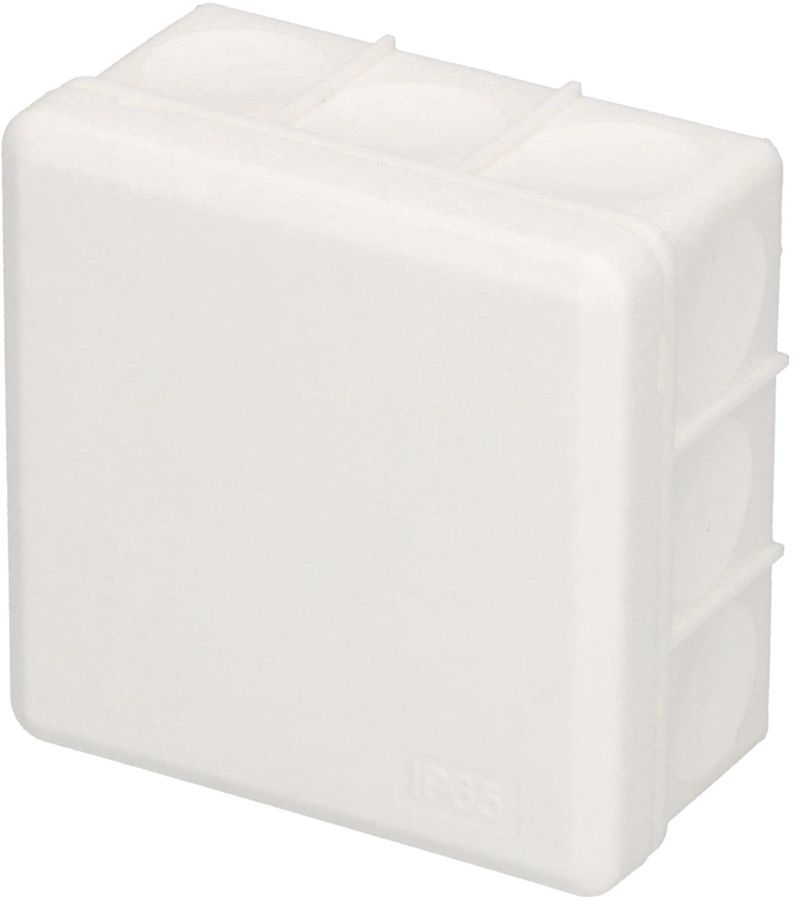 Abzweigdose 75x75x38mm AP leer IP65 weiss