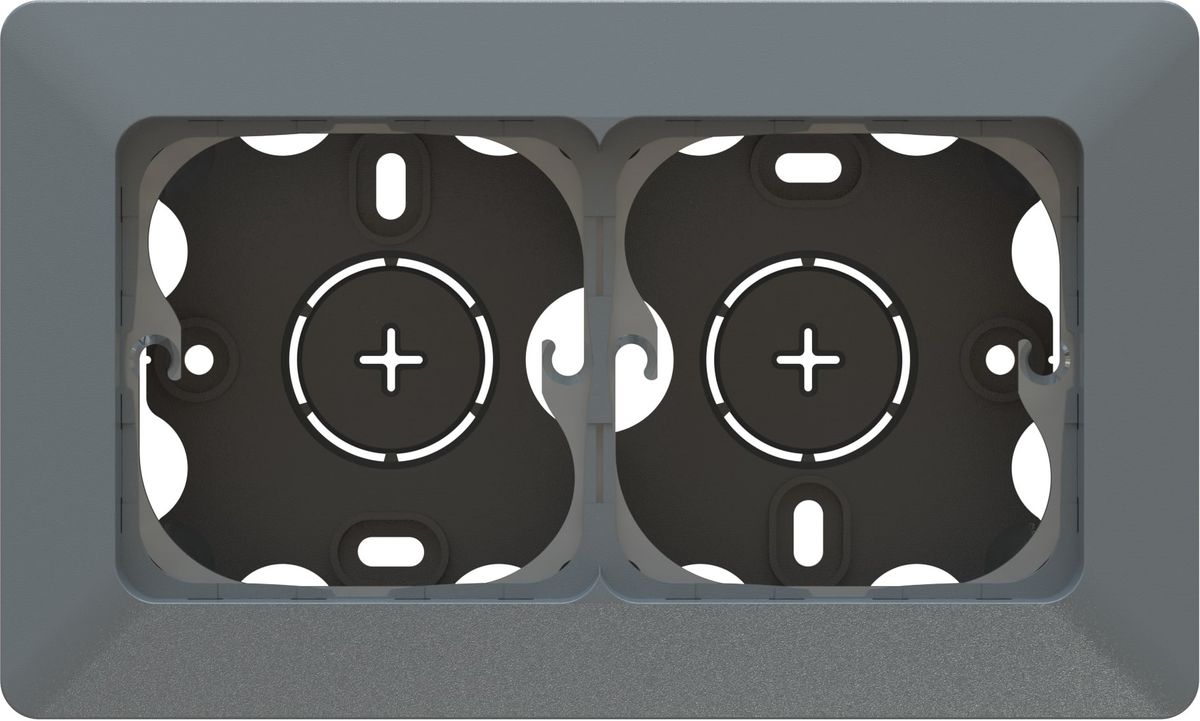 linea di testa AP 1x2 orizzontale priamos antracite