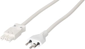 câble de raccordement TD H05VV-F3G1.5 3m blanc type 12 / AC 166