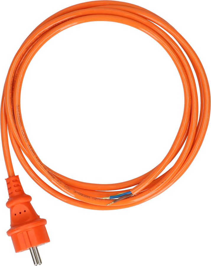 Cordon DE/F H05BQ-F3x1,0mm2 orange L=3,0m