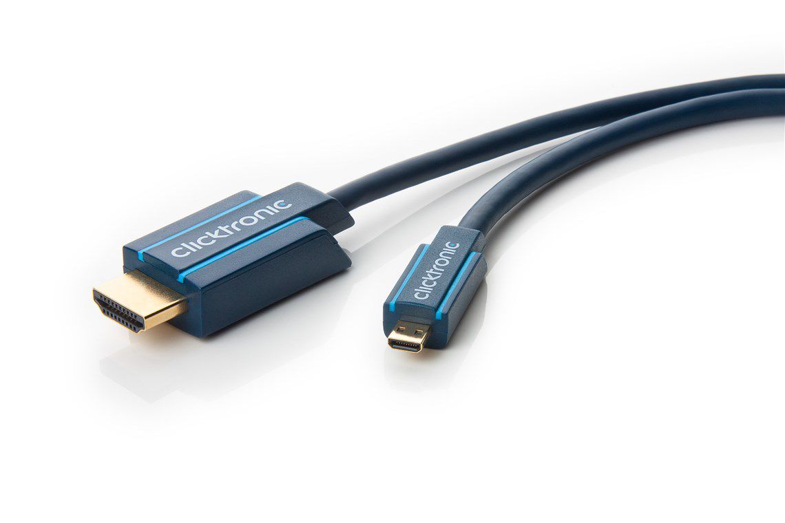 Micro-HDMI Adapterkabel mit Ethernet