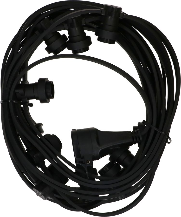 fata luci outdoor 10x E27 ILLU5X13 L=11.5m tipo 11 IP55