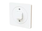 Flush-type wall switch impulse maxONE white