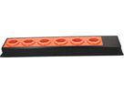 Steckdosenleiste Power Line 6x Typ 23 schwarz/orange