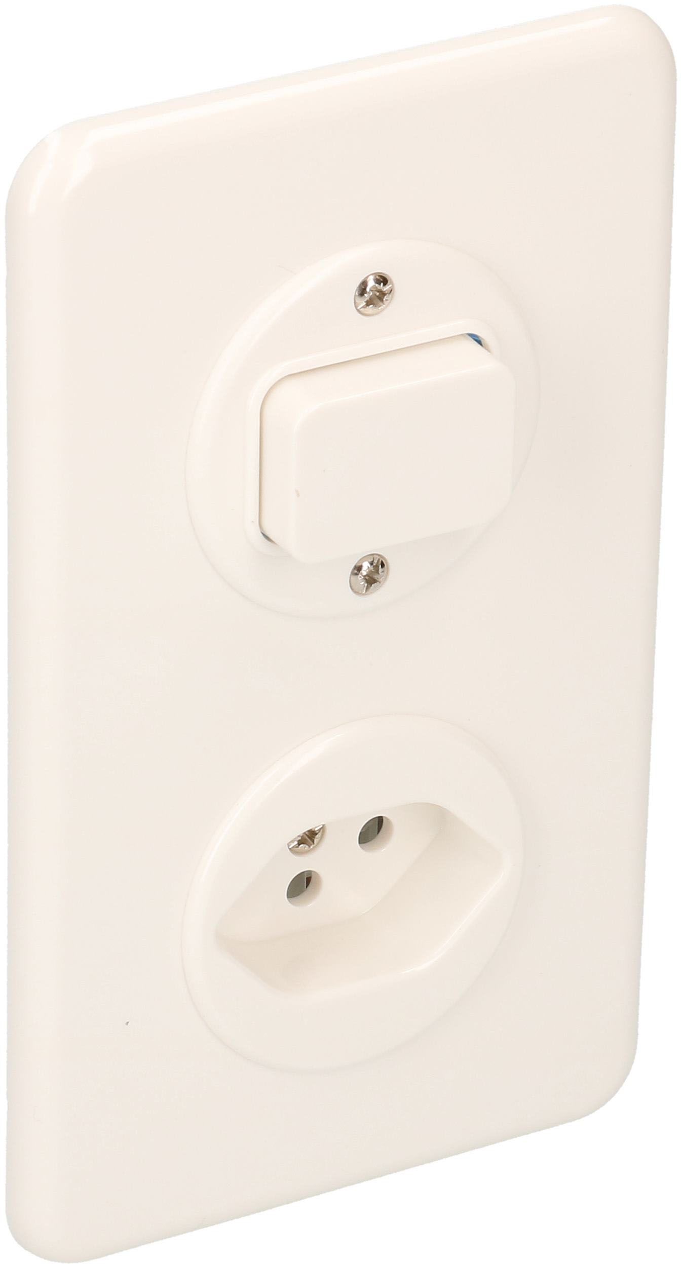 combinazione schema 3 / tipo 13 dim.2x1 INC Basico bianco