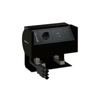PRISMA presa multipla nero 1x tipo 13 1x USB-C 60W