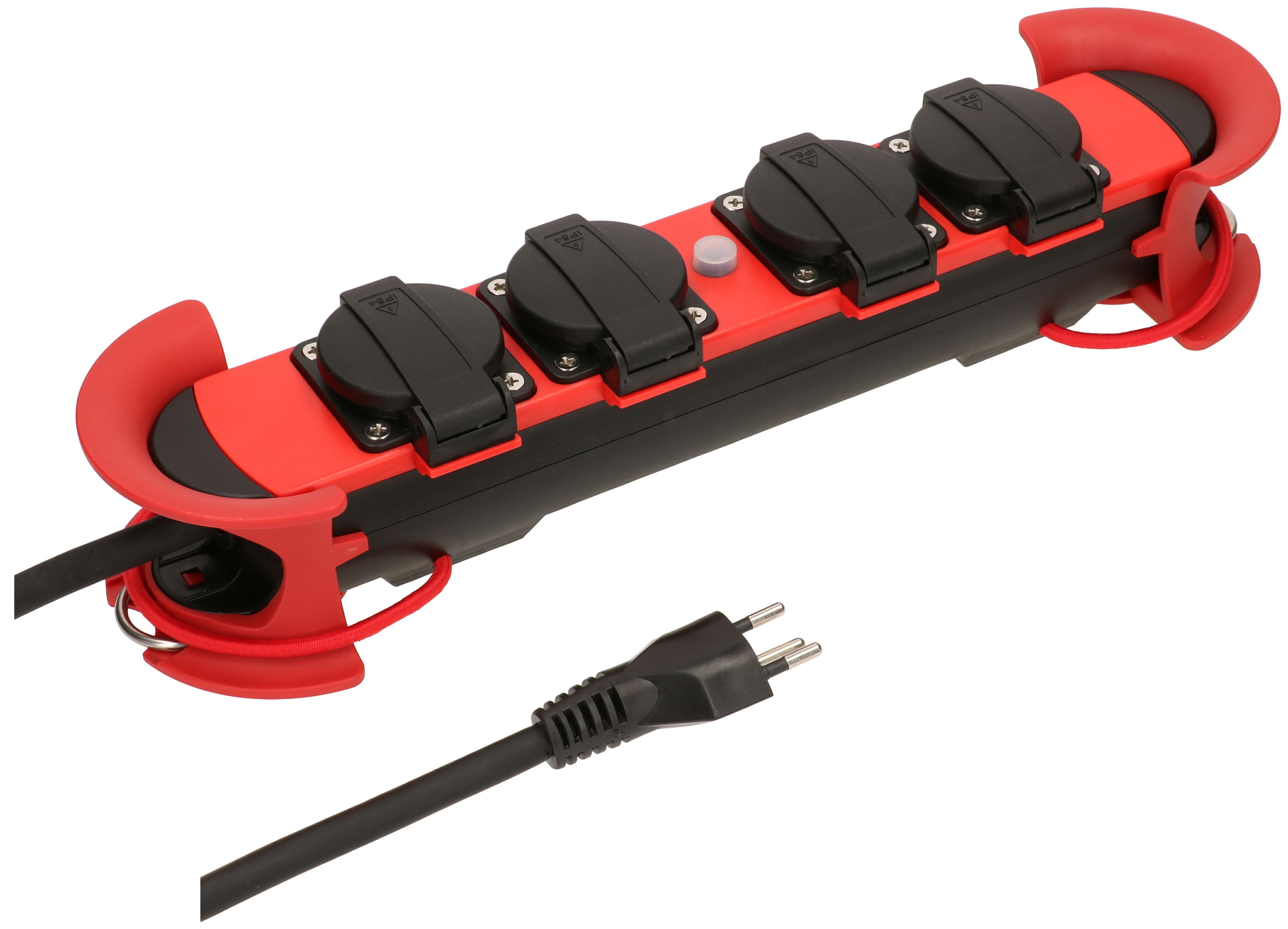 Multiple Socket Construct Line 4x Typ 13 IP44 red-black