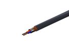 Audio-Y-Adapter-Kabel Klinkenstecker/-buchse 0.1m schwarz