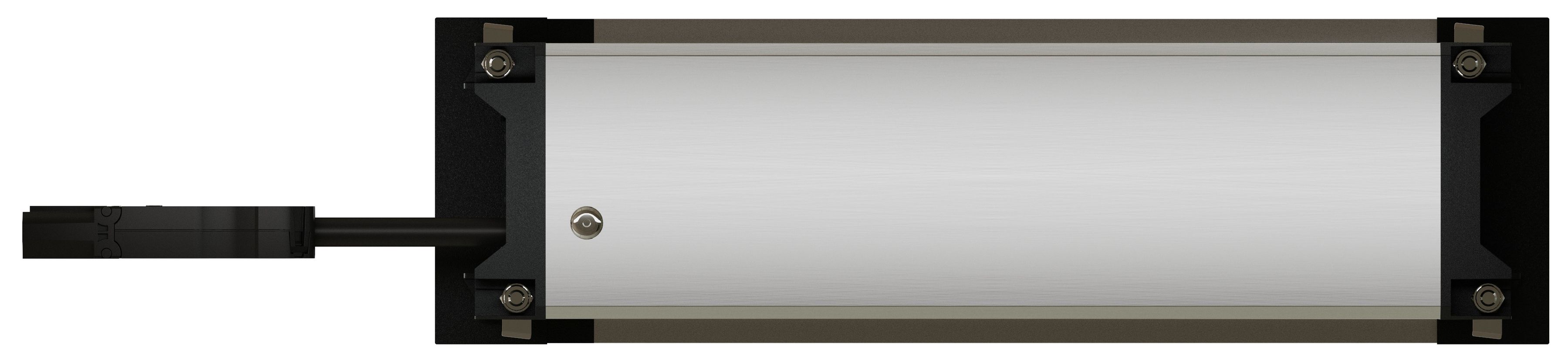 INTRO2.0 Steckdoseneinheit eloxiert 3x Typ 13 1x USB-A/C