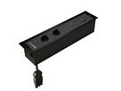 CUBOBOX bloc multiprise noir 2x type 13 1x USB-C 60W 1x USB A/C