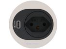 ATOM bloc multiprise blanc 1x type 13 1x USB-C 60W