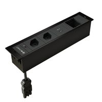 CUBOBOX presa multipla nero M4 2x tipo 13 1x USB-C 60W 1x vuoto