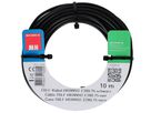 câble TDLF H03VVH2-F2X0.75 10m noir