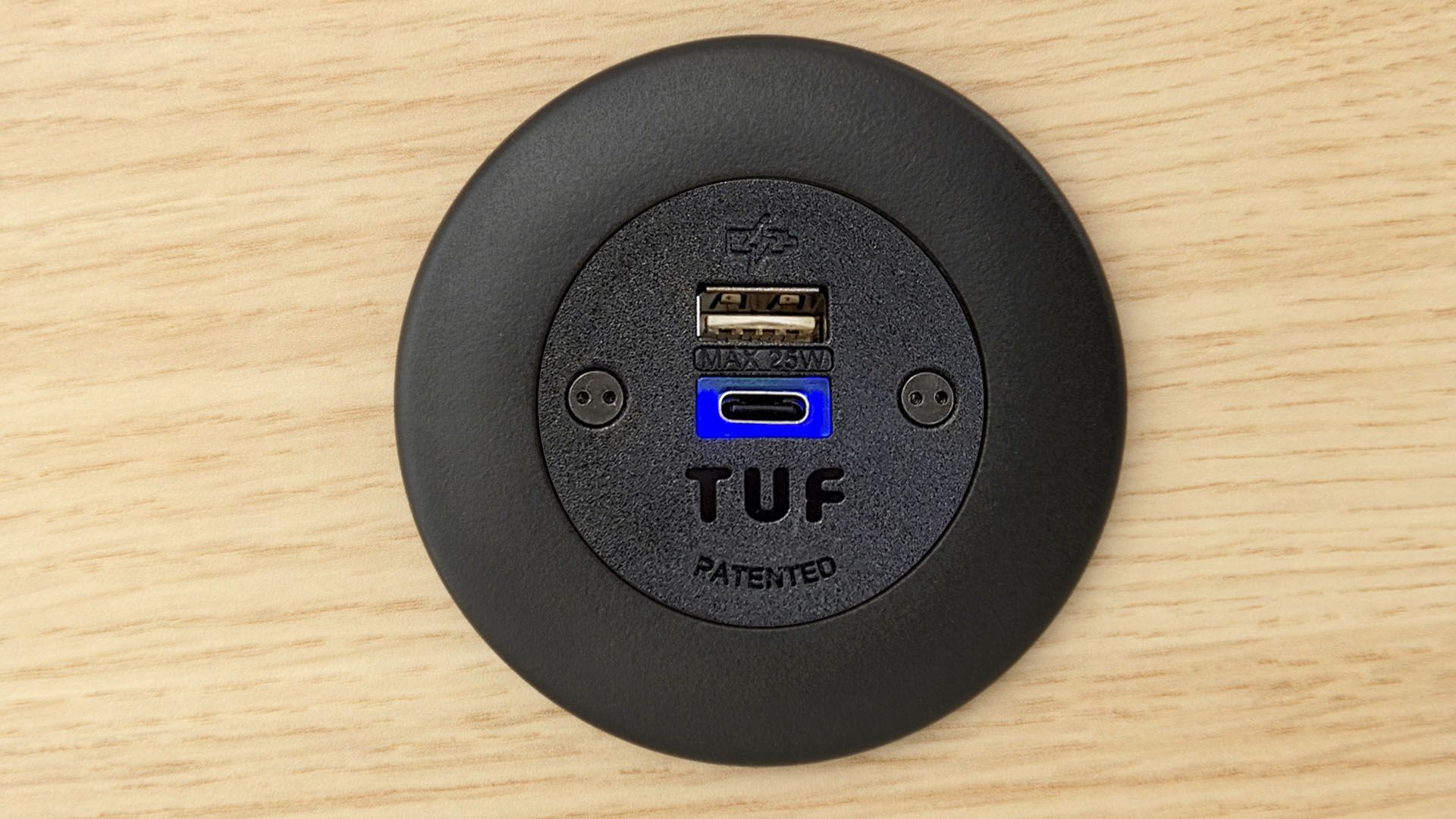 LIBERTY bloc multiprise Pip avec USB-A/C 12/60W noir