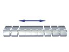 set di serpente del cavo 1 Premium 0.75m argento RAL9006