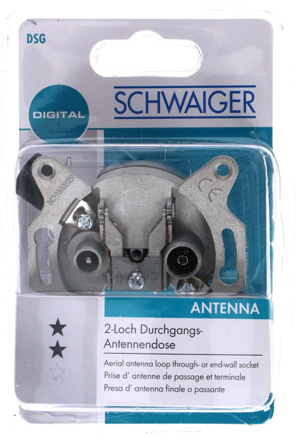 Antennensteckdose 2 Loch