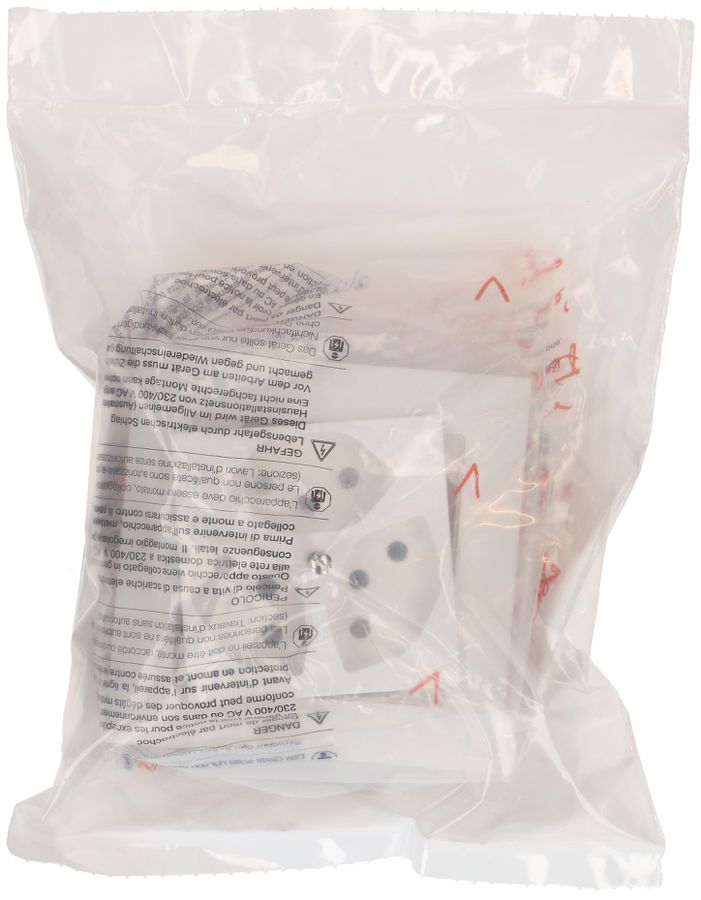 prise 3x type 13 UP EdizioDue blanc