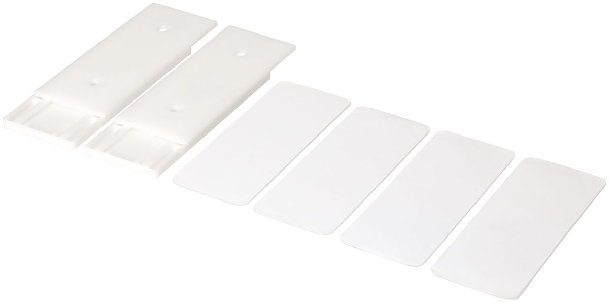 slide-strip support universel pour montage mural blanc 2 pc.