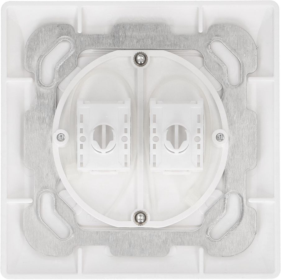 Telefon/Netzwerk 2xRJ45 Kat. 6 UP Kallysto weiss