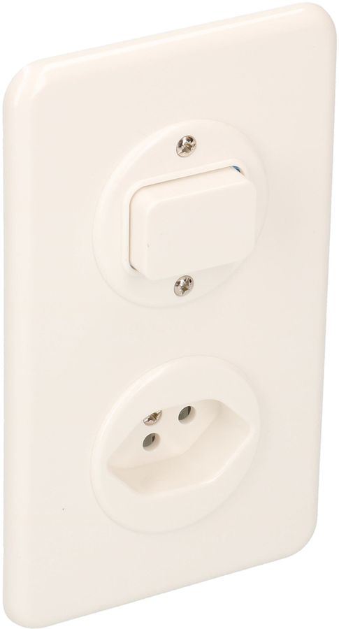 combinazione schema 3 / tipo 13 dim.2x1 INC Basico bianco