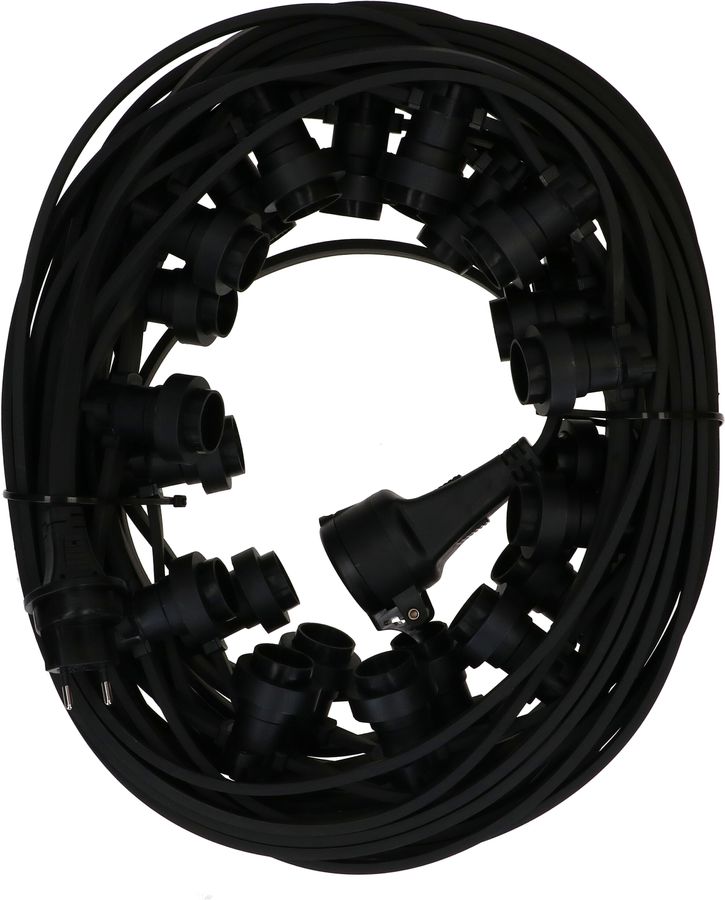 fata luci outdoor 25x E27 ILLU5X13 L=26.5m tipo 11 IP55