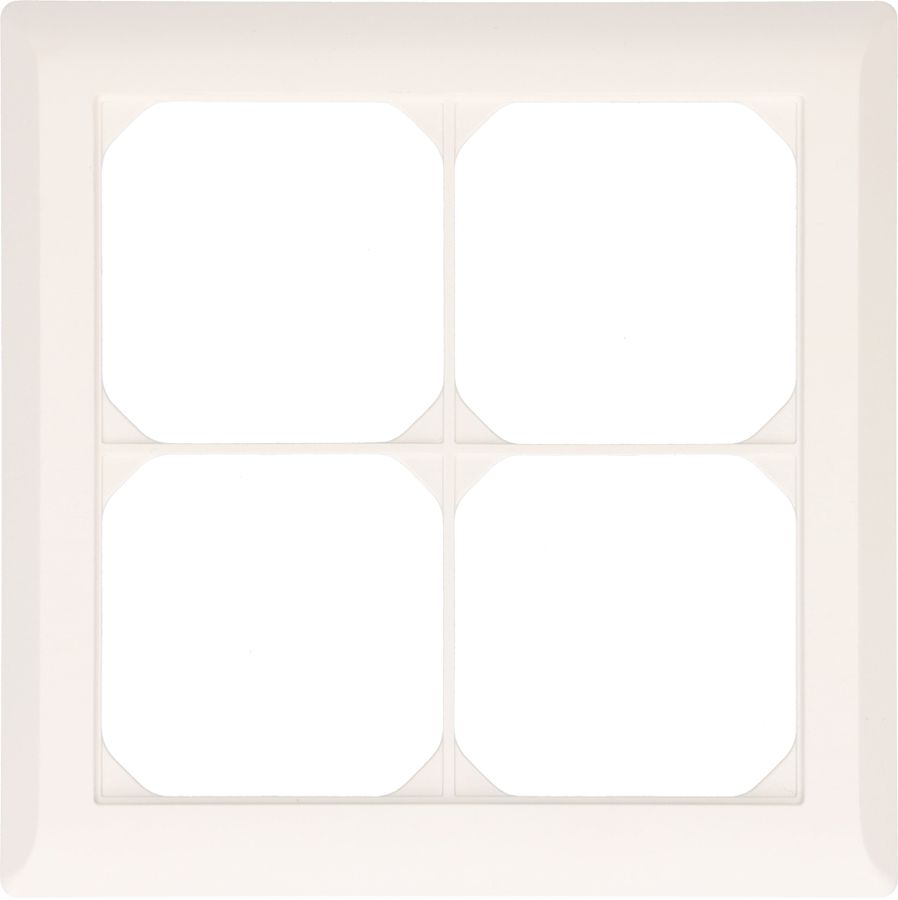 Abdeckrahmen Gr.2x2 UP Kallysto weiss