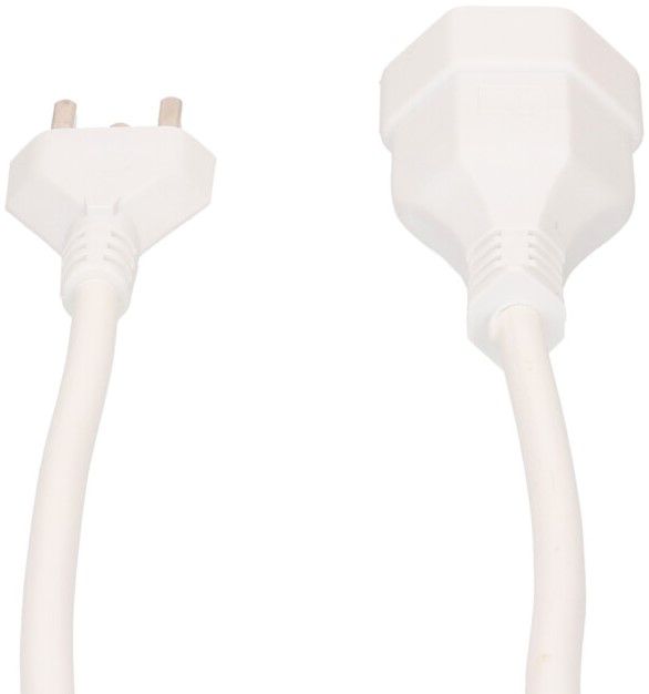 TD-Verlängerung H05VV-F3G1.5 2m weiss Typ 23 / Typ 23