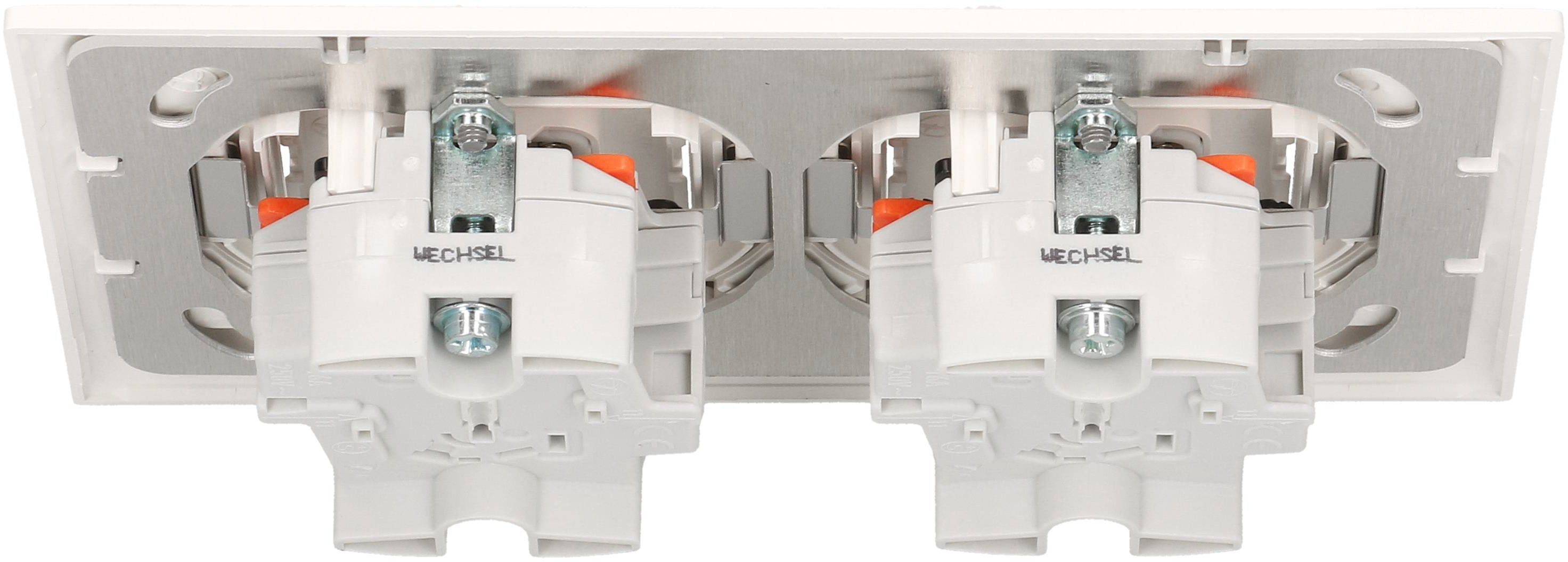 Kombination Schema 3 / Schema 3 Gr.2x1 UP EdizioDue weiss