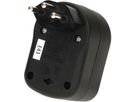 multi adaptateur ADAPT 2x type 13 noir rotatif Green+Fair