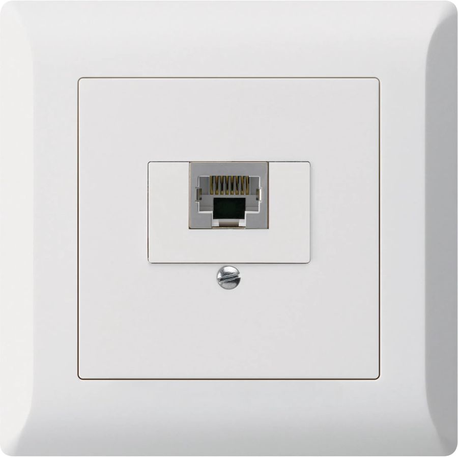 téléphone/réseau RJ45 cat. 5e à 8 broches ENC Kallysto blanc