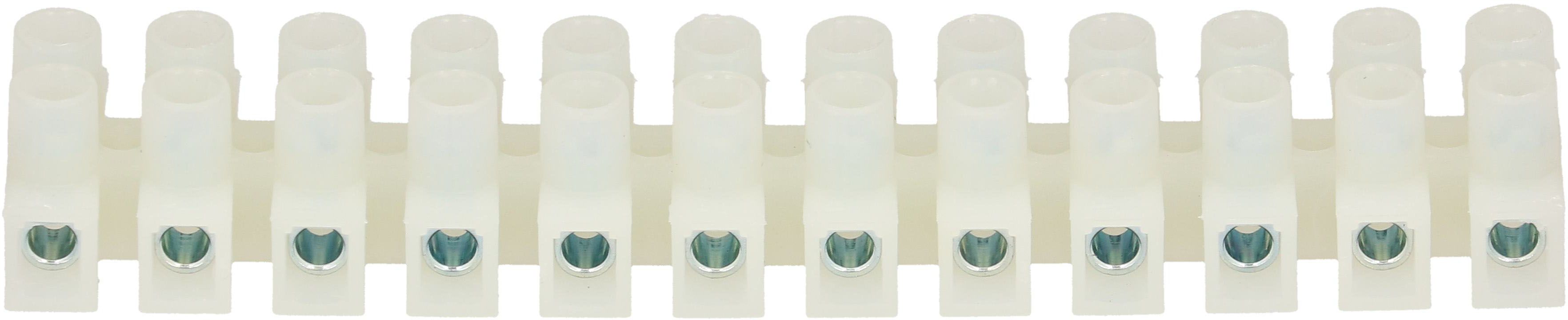 morsettiera 0.5-4mm2 12 poli naturale 2 pz.