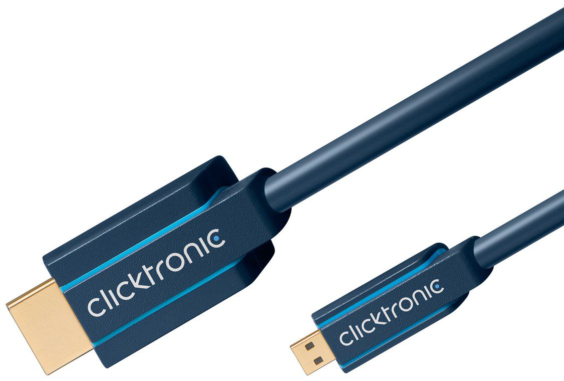 Micro-HDMI Adapterkabel mit Ethernet