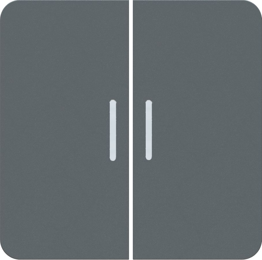 Doppel-Druckschalter/-taster Frontlinse Frontplatte priamos ant